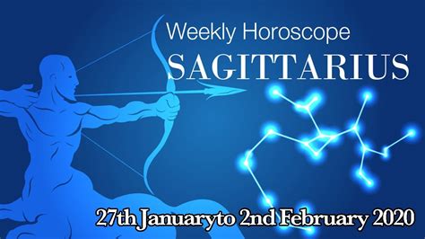 Sagittarius Weekly Horoscope From 27th January 2020 | Preview - YouTube