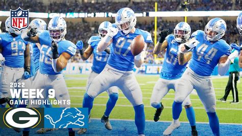 Green Bay Packers vs. Detroit Lions | 2022 Week 9 Game Highlights - Win Big Sports