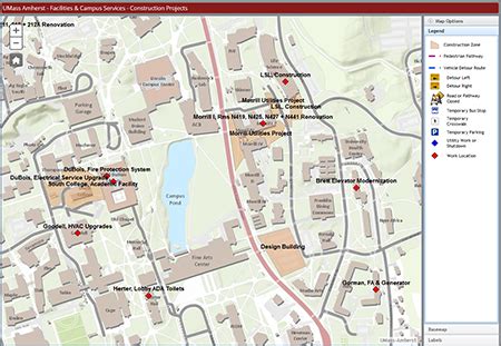 Umass Memorial Campus Map