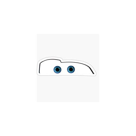 Buy Lightning McQueen Eyes - Sticker Graphic - Auto, Wall, Laptop, Cell ...