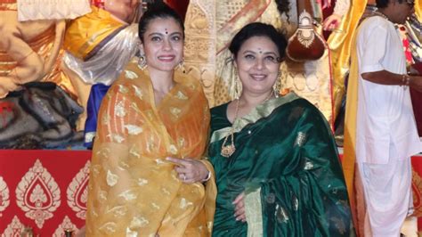 Durga Puja 2023: Kajol and cousin Sharbani Mukherjee spotted at family ...