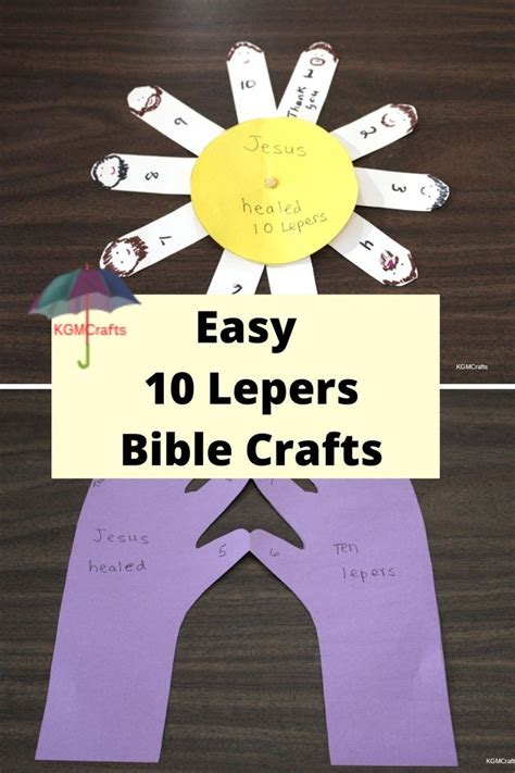 Easy Ten Lepers Bible Craft | Sunday school lessons jesus, Bible crafts sunday school, Sunday ...