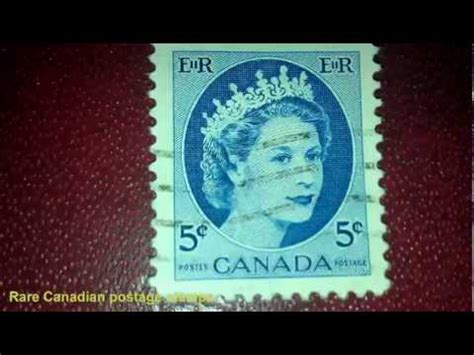 Rare Canadian postage stamps - YouTube