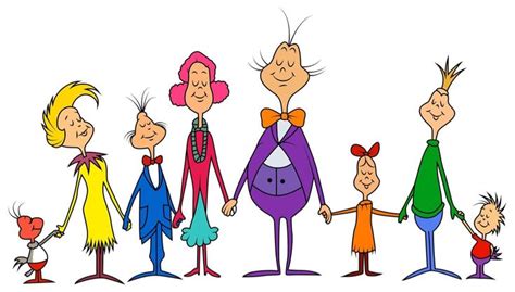 an image of a group of people in the style of dr seuss and his friends