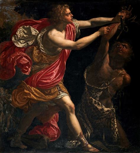 Apolo Flaying Marsyas. c.1630. atribuido a giovanni Bilivert. Italiano 1584-1644. óleo / lienzo ...