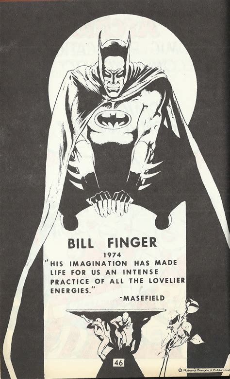 The Batman - Created by Bill Finger and Bob Kane