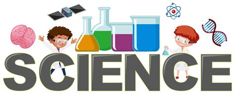 Science logo with elements 1361044 Vector Art at Vecteezy