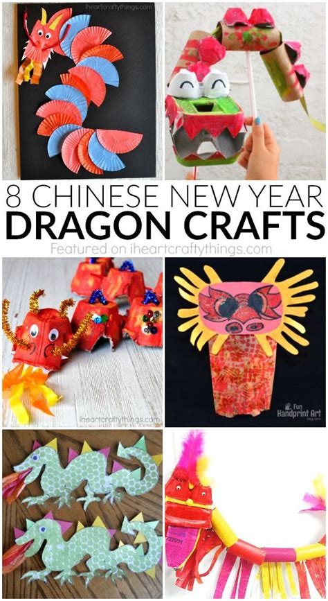 chinese new year dragon crafts for kids