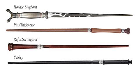 Evolution of wand designs in the Harry Potter universe