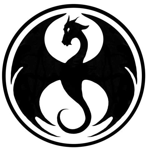 Dragon in Circle Logo - LogoDix