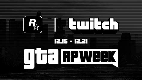 Bemutatkozik a Twitch GTA RP Week