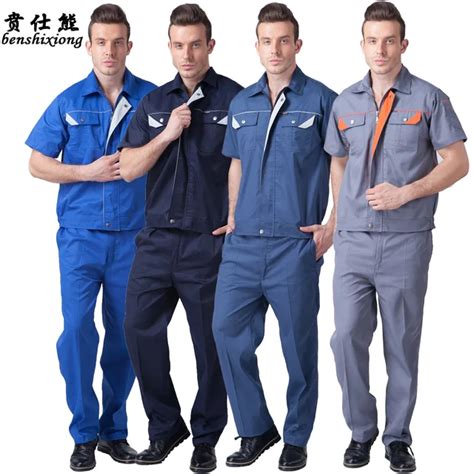 10sets set tooling uniform protective clothing male workwear repairman uniforms full set ...