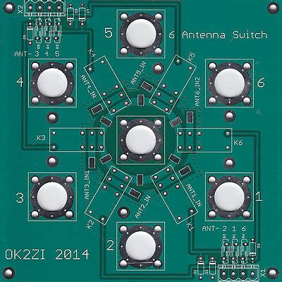 DIY 6:1 1.8-30MHz remote antenna switch bare PCB SO-239 cheap | eBay