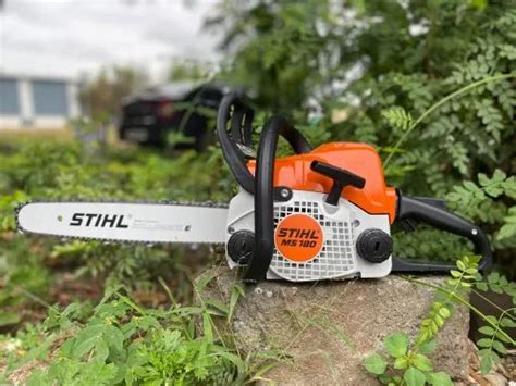 Stihl MS 180 Chainsaw, Petrol, 18'' at Rs 14500 in Coimbatore | ID: 23708600148