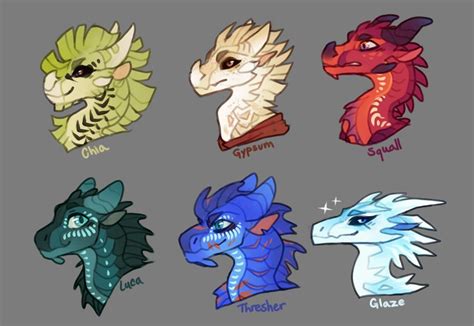 some heads + some story by Spookapi on DeviantArt | Wings of fire dragons, Wings of fire, Dragon ...