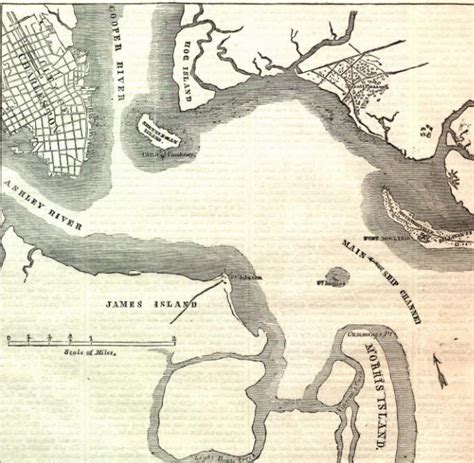 Civil War Map of Fort Sumter