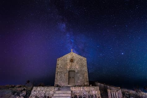 Free Images : sky, night, star, atmosphere, tower, darkness, church, chapel, moonlight, outer ...