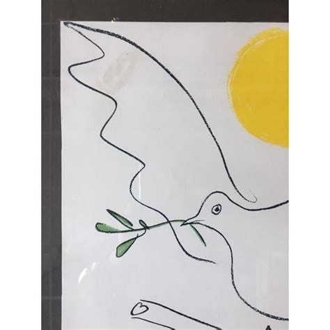 Framed Picasso Dove of Peace Print | Chairish