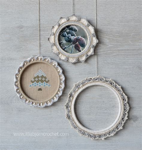 How to Turn Embroidery Hoops into Photo Frames: Tutorial | LillaBjörn's Crochet World