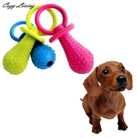 Dog Toys For Small Dogs 1 PC Pet Dog Puppy Rubber Dental Teeth Chew Bone Play Training Fetch Fun ...