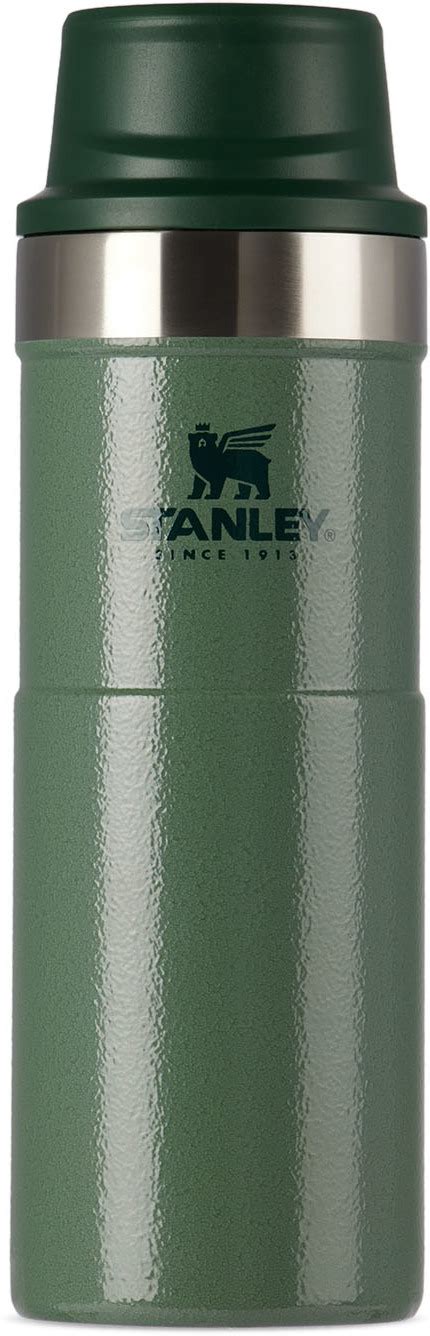 Green Classic Trigger-Action Travel Mug, 16 oz by Stanley | SSENSE UK