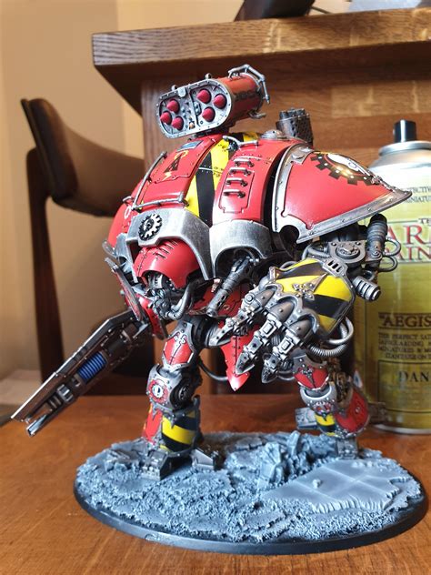 I painted a Knight : r/Warhammer40k