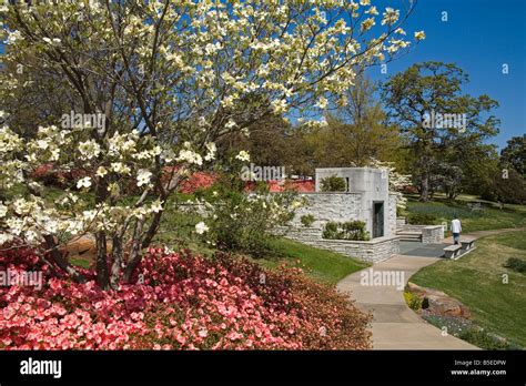 Gilcrease Museum Gardens, Tulsa, Oklahoma, USA, North America Stock ...