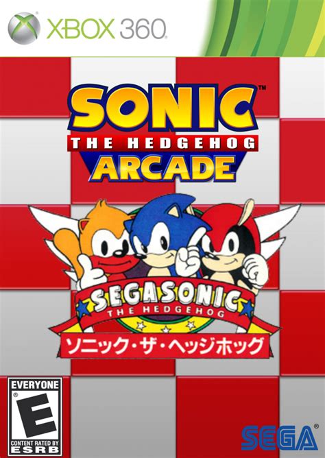 Sonic the Hedgehog Arcade - SEGASonic Xbox 360 Box Art Cover by Ghostcape