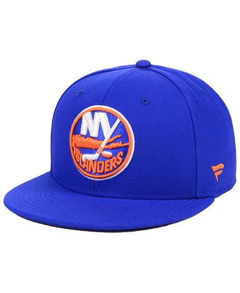 Authentic NHL Headwear New York Islanders Basic Fan Fitted Cap - Macy's