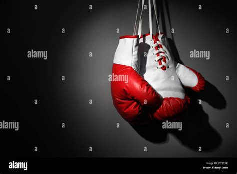 Hang up your boxing gloves Stock Photo - Alamy