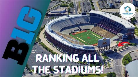 Big 10 Football Stadiums RANKED! - YouTube