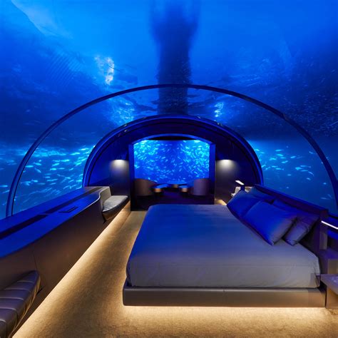 Maldives villa The Muraka has a bedroom under the sea | Underwater hotel, Maldives villas ...