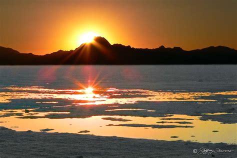 Sunset Over Bonneville Salt Flats - Jeffrey Favero Fine Art Photography