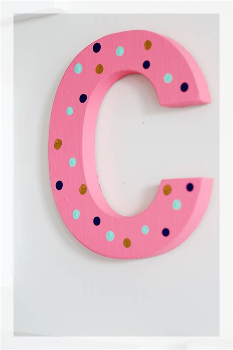 DIY Painted Wooden Letters | Splash of Something