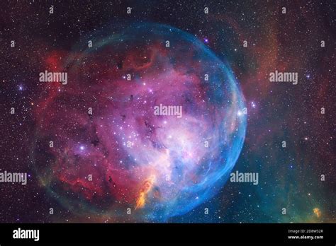 Outer space art. Starfield. Awesome nebulae. Elements of this image furnished by NASA Stock ...