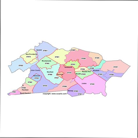 Elizabeth Nj Zip Code Map – Map Vector