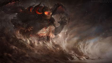Download Giant Dark Demon HD Wallpaper by Huang Hao