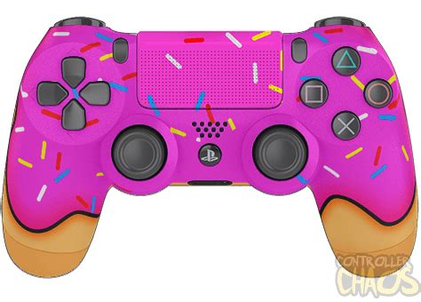 Glazed Fresh Donut - PlayStation 4 - Custom Controllers - Controller Chaos