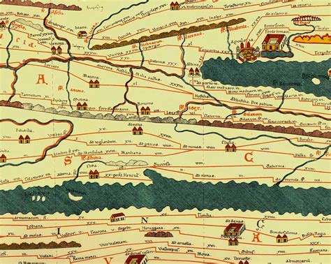 Tabula Peutingeriana: Huge Ancient Roman Map Created By Unknown Cartographer | Ancient Pages