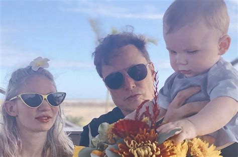 Elon Musk shares rare family photo with Grimes, son X AE A-XII