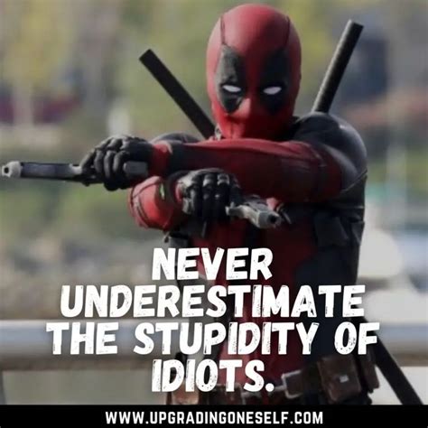 Top 10 Hilarious Quotes From Deadpool - Upgrading Oneself