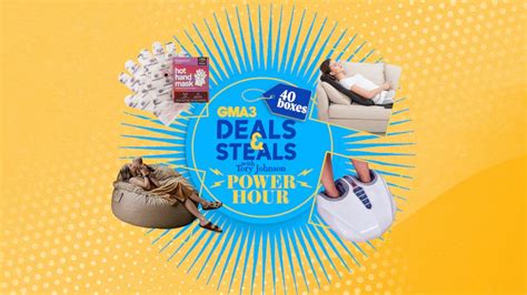 'GMA3' Deals & Steals x 40 Boxes Memorial Day savings for relaxation ...