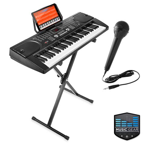 61-Key Digital Music Piano Keyboard - Portable Electronic Musical ...