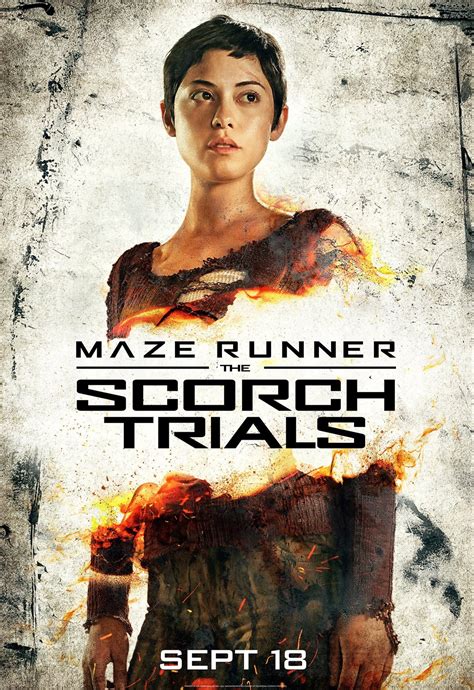 Rosa Salazar as Brenda | The Scorch Trials Posters Are So Hot That They're Going Up in Flames ...