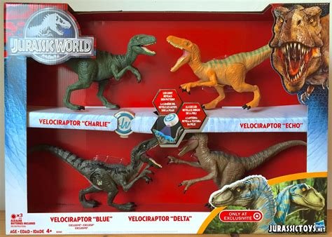 Jurassic World Velociraptor 4-Pack | Jurassic Toys