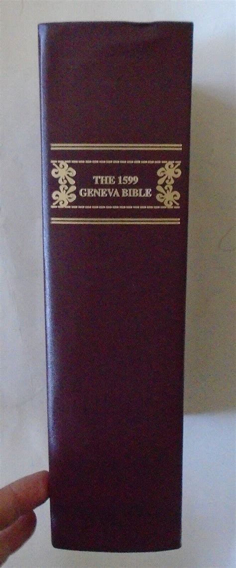 The 1599 Geneva Bible Facsimile Sternhold & Hopkins Psalms HC LL Brown ...