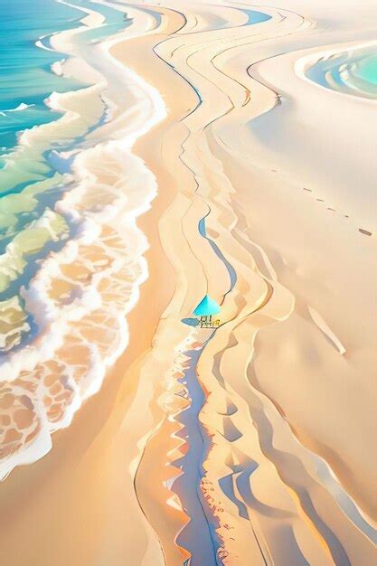 Premium Photo | Cartoon paradise beautiful beach adventures