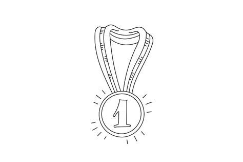 Medal. First place achievement en 2024 | Trofeo dibujo, Encantos de disney, Dibujo minimalista