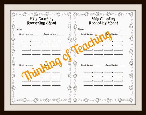 Thinking of Teaching: Skip Counting Task Cards- A New Product!