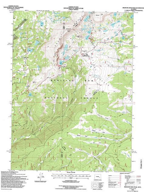 Explore The Hidden Gems Of Medicine Bow, Wyoming With Our Detailed Map - World Map Colored ...